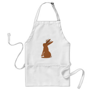 Tablier Halloween Jackalope Trou ou traitement