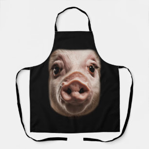 Tablier Halloween Surpris Cochon Face Mème Big Troll Hog P