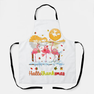 Tablier Halloween Thanksgiving Xmas Happy Hallo Thanksmas