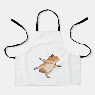 Tablier Hamster au Yoga Stretching Legs