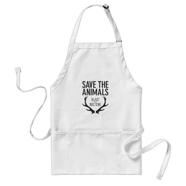 Tablier Hannibal Lecter - mangez le grossier (sauvez les (Devant)