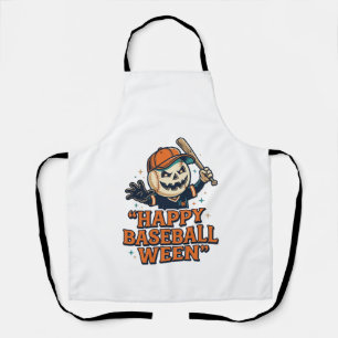 Tablier Happy Baseball Ween Vintage Baseball Halloween Dés