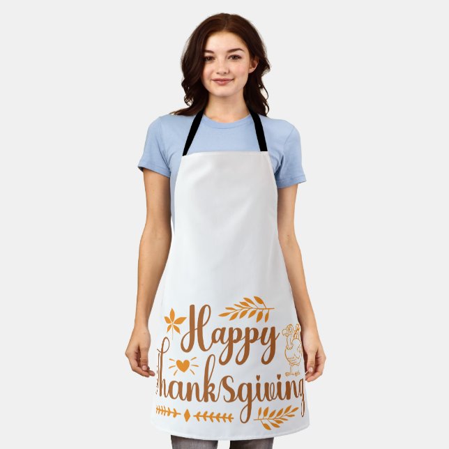 Tablier Happy Thanksgiving (Porté)
