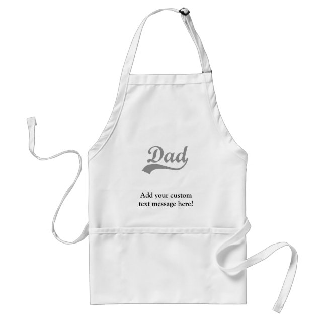 Tablier Harlequin gris Shades Papa (Devant)