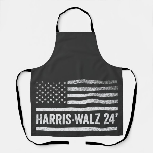 Tablier Harris Walz Élection 2024 Kamala Tim Waltz (Recto)