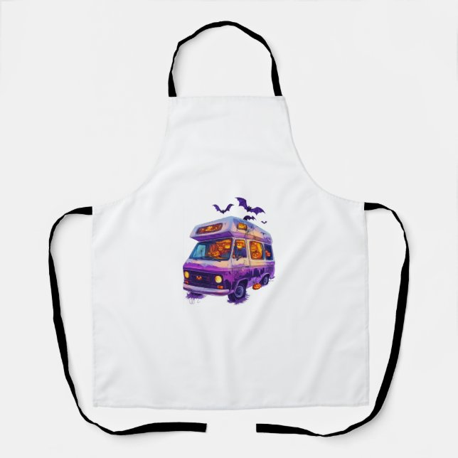 Tablier  Haunted Camper Van (Recto)