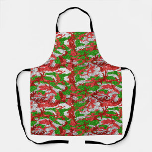 Tablier Haus De Camo Motif Silver Xmas