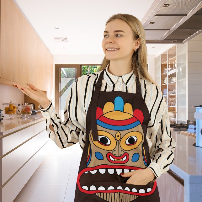 Tablier Hawaïen Tiki (Créateur téléchargé)