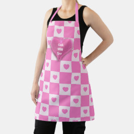 Tablier Heart Modern Pink Love Collection