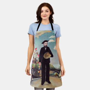Tablier Henri Rousseau - Mon portrait-Paysage