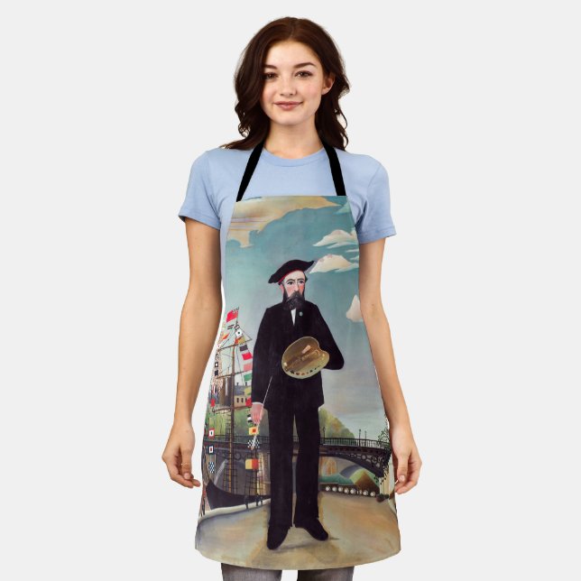 Tablier Henri Rousseau - Mon portrait-Paysage (Porté)