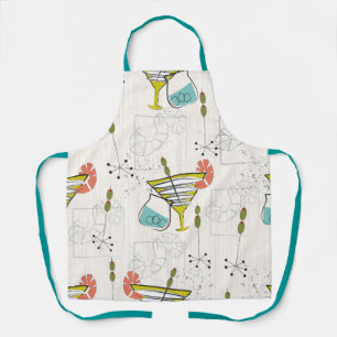 Tablier Heure de cocktail moderne du milieu du siècle