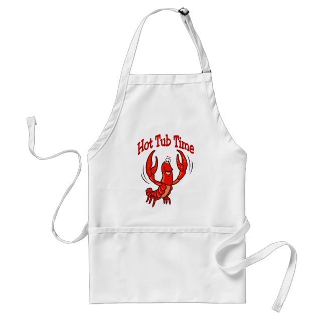 Tablier Heure du bain à remous à la langouste (Devant)