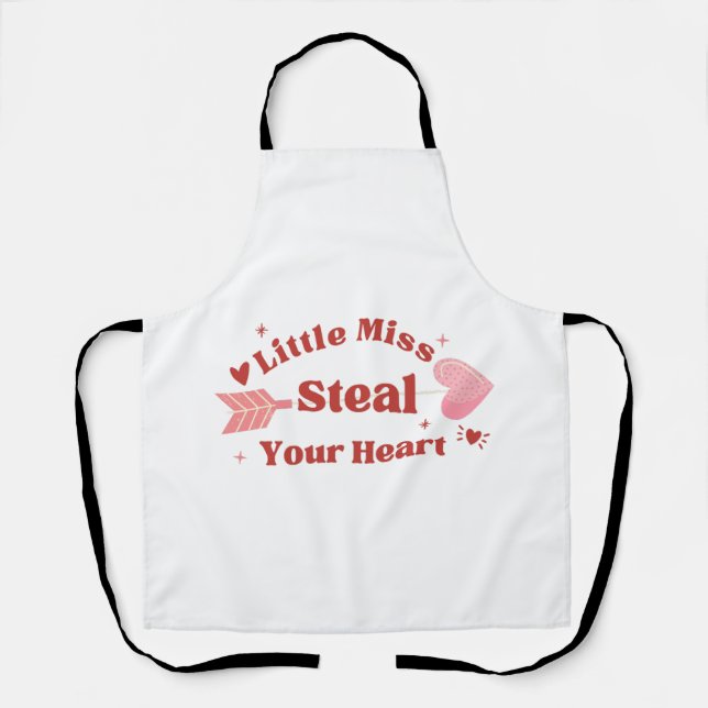 Tablier Heureuse Sainte-Valentin 2023 - Vous Volez Mon Coe (Recto)