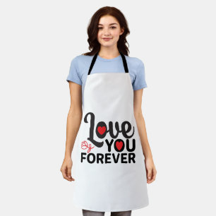 Tablier Heureuse Sainte-Valentin - Vous Aimez Pour Toutes