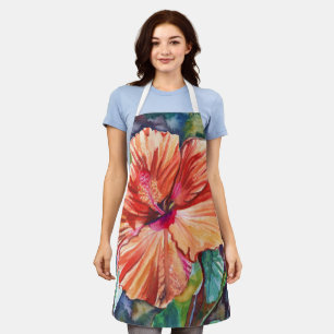 Tablier Hibiscus tropical 5