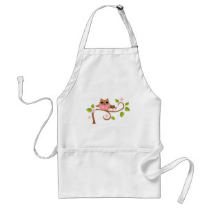 Tablier Hiboux de maman et de bébé