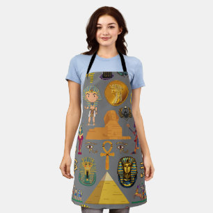 Tablier Hiéroglyphique égyptien ancien -Pharaon Motif