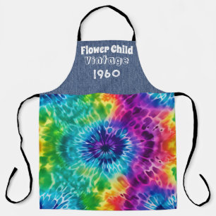 Tablier Hippie personnalisé teint tout-en impressi