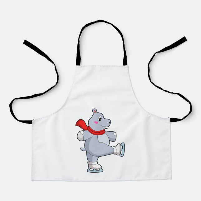 Tablier Hippo Patinage sur glace Patins sur glace (Recto)