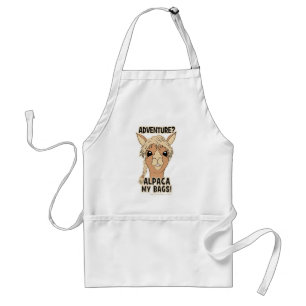 Tablier Hipster Adventure Alpaca My Bags Pun