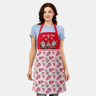 Tablier Ho Ho Ho Gnomes