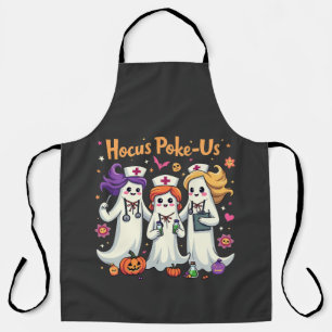 Tablier Hocus-Poke Nous Infirmier Éffrayant Halloween Fant