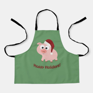 Tablier Hoggy Vacances Noël Cochon