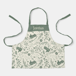 Tablier HOGWARTS™ Herbologie Motif magique