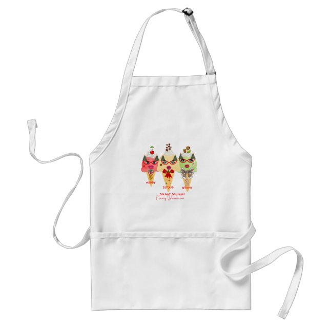 Tablier Holiday Apron Christmas cheer Spunky Spumoni (Devant)