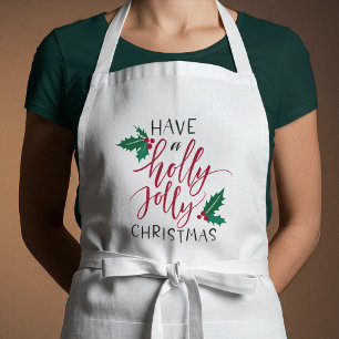 Tablier Holly Jolly Christmas