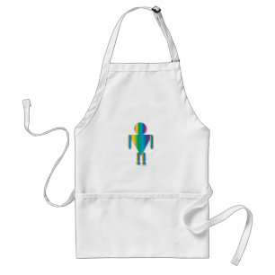 Tablier Homme de muscle d'arc-en-ciel