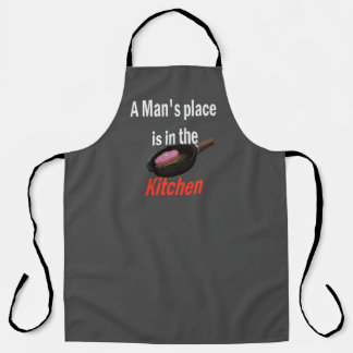Tablier Hommes dans la cuisine, Drôle