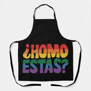 Tablier Homo Estas Drôle Espagnol Mexicain Gay Ally LGBTQ