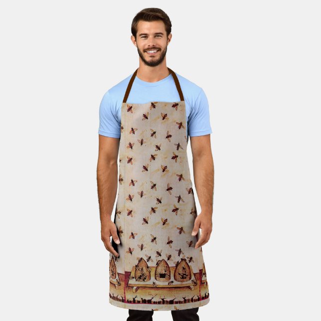 TABLIER HONEY BEE HIVES, APIARY BEEKEPER ADULTE APRON (Porté)