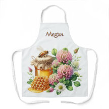 Honeybee Red Clover Votre nom