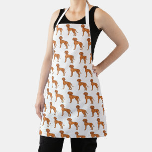 Tablier Hongrois Vizsla Cute Cartoon Pointer Chien Motif