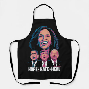 Tablier Hope Hate Heal Rise Kamala 2024