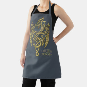 Tablier HOUSE of the Dragon   Golden Filigree Dragon Crest