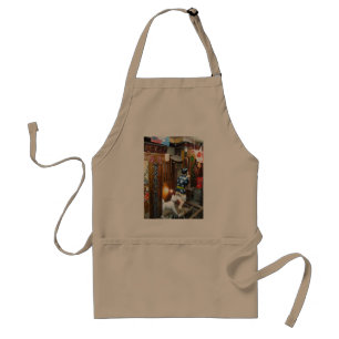 Tablier Humour Japonais - Chien tirant des culottes vers l
