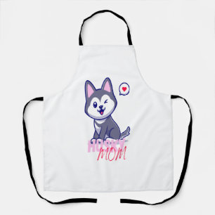 Tablier Husky Chig Maman Cute Kawaii Chiot