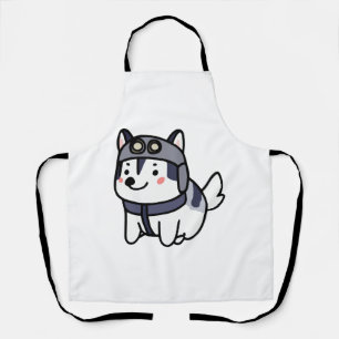 Tablier Husky Pilot Amoureux des chiens Malamute