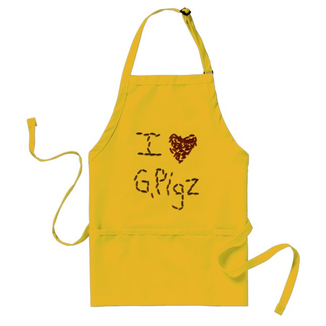 Tablier I coeur G. Pigz Apron (Devant)