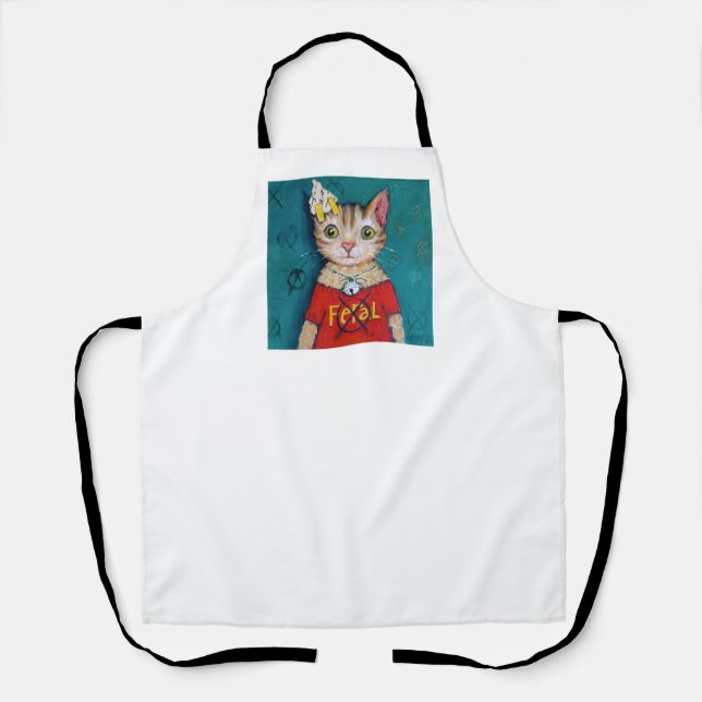Tablier I Has Ear - secourt kitty écourté oreille (Recto)