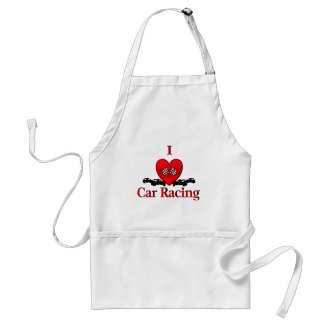 Tablier I Heart Car Racing Apron (Devant)
