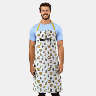 Tablier I Loer Beer Mustache and Pretzels Nom du Motif