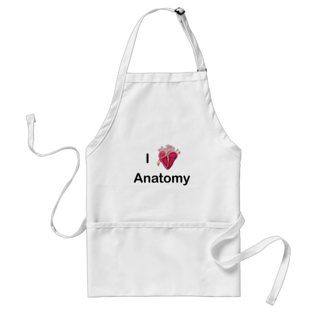 Tablier I Love Anatomy with human heart! (Devant)
