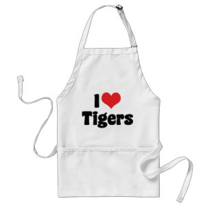 Tablier I Love Heart Tigers - Tiger Lover