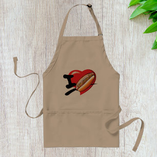Tablier I Love Hotdogs Apron