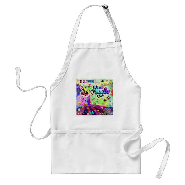 Tablier I LOVE Los Angeles Cool Energy Apron (Devant)